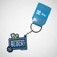 Cargar imagen en el visor de la galería, Llavero Voleibol - Monster Block Baxu - Morado /Azul