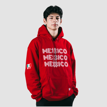 Cargar imagen en el visor de la galería, Sudadera Deportiva Unisex - Baxu - México Pro - Rojo