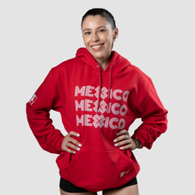 Cargar imagen en el visor de la galería, Sudadera Deportiva Unisex - Baxu - México Pro - Rojo