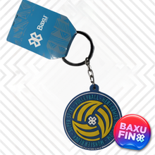 Cargar imagen en el visor de la galería, Llavero Voleibol - Balón Baxu - Morado /Azul