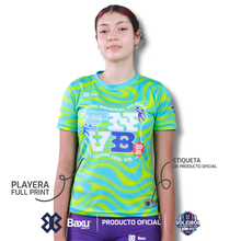 Cargar imagen en el visor de la galería, Jersey Oficial Dama Deportivo - Full Print - Baxu - FESTIVAL NACIONAL DE VOLEIBOL INFANTIL Y JUVENIL LEÓN 2026 - VIBES - Verde
