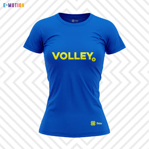 Blusa Mujer Voleibol - Baxu - E Motion - Point - Azul Rey