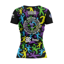 Cargar imagen en el visor de la galería, Jersey Oficial Dama Deportivo - Full Print - Baxu - FESTIVAL NACIONAL DE VOLEIBOL INFANTIL Y JUVENIL LEÓN 2026 - FEST - Negro