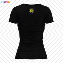 Cargar imagen en el visor de la galería, Blusa Mujer Voleibol - Baxu - E Motion - Volleyphoria - Negro / Amarillo