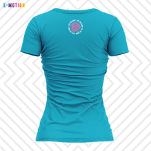 Cargar imagen en el visor de la galería, Blusa Mujer Voleibol - Baxu - E Motion - Volleyphoria - Turquesa / Rosa