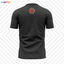 Cargar imagen en el visor de la galería, Playera Unisex Voleibol - Baxu - E Motion - Volleyphoria - Gris Grafito / Naranja