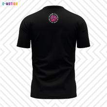 Cargar imagen en el visor de la galería, Playera Unisex Voleibol - Baxu - E Motion - Volleyphoria - Negro / Rosa