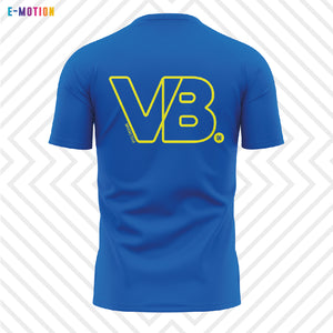 Playera Unisex Voleibol - Baxu - E Motion - Point - Azul Rey