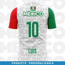 Cargar imagen en el visor de la galería, Jersey Deportivo Unisex - Baxu - Selección México Pro - Sport Sec - Blanco - PERSONALIZADO