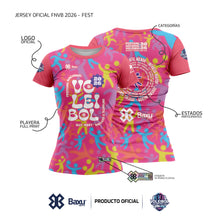 Cargar imagen en el visor de la galería, KIT OFICIAL - FESTIVAL INFANTIL Y JUVENIL DE VOLEIBOL 2026 - FEST - Dama - Coral (Rosa)