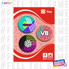 Cargar imagen en el visor de la galería, Kit de Pins Voleibol - Baxu - E Motion - Joy