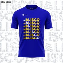 Cargar imagen en el visor de la galería, Playera Sport Sec - Baxu - JALISCO - Crossword - Azul Rey