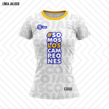 Cargar imagen en el visor de la galería, Blusa Mujer Full Print - Baxu - Jalisco - Somos Los Campeones - Blanco