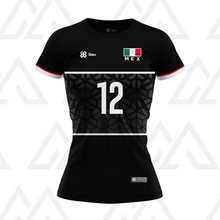Cargar imagen en el visor de la galería, Jersey Deportivo Mujer - Baxu - Mexico - Selección Mexicana Edición Mauro Isaac Fuentes- Sport Sec - Negro