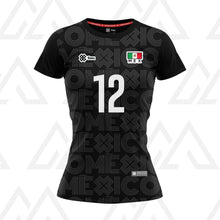 Cargar imagen en el visor de la galería, Jersey Deportivo Mujer - Baxu - México Pro Edición Mauro Isaac Fuentes - Sport Sec - Negro