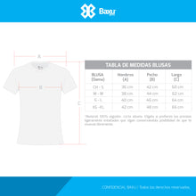 Cargar imagen en el visor de la galería, Blusa Mujer - Baxu - México Pro - Algodón - Negro