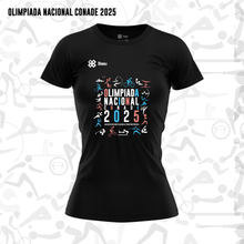 Cargar imagen en el visor de la galería, Blusa Mujer - Básica - Baxu - OLIMPIADA NACIONAL 2025 - Sports ON - Negro