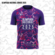 Cargar imagen en el visor de la galería, Jersey Unisex Deportivo - Full Print - Baxu - OLIMPIADA NACIONAL 2025 - Kaleido ON - Morado