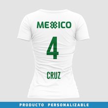 Cargar imagen en el visor de la galería, Blusa Deportiva Selección Mexicana - México Sport Sec - Blanco - PERSONALIZADO