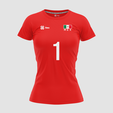 Cargar imagen en el visor de la galería, Blusa Deportiva Selección Mexicana - México Sport Sec - Rojo - PERSONALIZADO