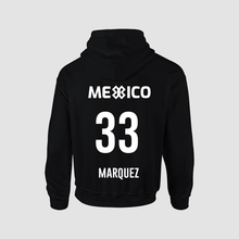 Cargar imagen en el visor de la galería, Sudadera Deportiva - MÉXICO - Negro - PERSONALIZADO
