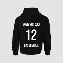 Cargar imagen en el visor de la galería, Sudadera Deportiva - MÉXICO - Negro - PERSONALIZADO