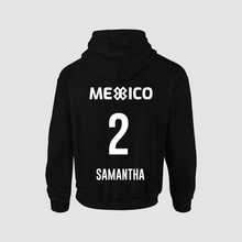 Cargar imagen en el visor de la galería, Sudadera Deportiva - MÉXICO - Negro - PERSONALIZADO