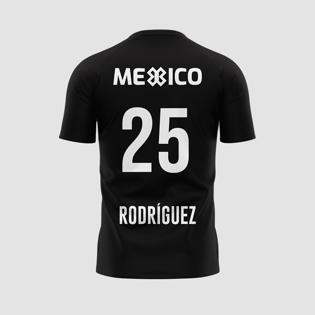 Lada Mexico Black Soccer Jersey