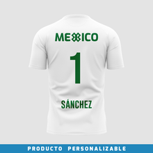 Cargar imagen en el visor de la galería, Playera Deportiva Selección Mexicana - México Sport Sec - Blanco - PERSONALIZADO