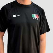 Cargar imagen en el visor de la galería, Playera Deportiva Selección Mexicana - México Sport Sec - Negro - PERSONALIZADO