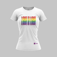Cargar imagen en el visor de la galería, Blusa Pride Baxu - LOVE IS LOVE - Blanco