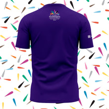 Cargar imagen en el visor de la galería, Playera Baxu - Gay Games Guadalajara - (Basics) - Sport Sec - Morado