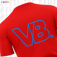 Cargar imagen en el visor de la galería, Playera Unisex Voleibol - Baxu - E Motion - Point - Rojo