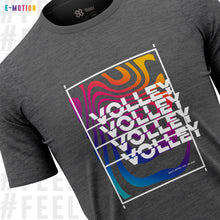 Cargar imagen en el visor de la galería, Playera Unisex Voleibol - Baxu - E Motion - Volley Flow - Marino Jaspe