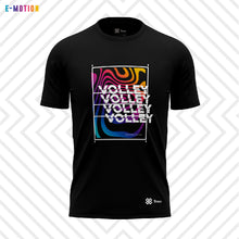 Cargar imagen en el visor de la galería, Playera Unisex Voleibol - Baxu - E Motion - Volley Flow - Negro
