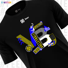 Cargar imagen en el visor de la galería, Playera Unisex Voleibol - Baxu - E Motion - Volleyphoria - Negro / Amarillo