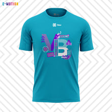 Cargar imagen en el visor de la galería, Playera Unisex Voleibol - Baxu - E Motion - Volleyphoria - Turquesa / Rosa