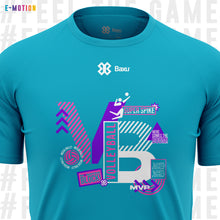 Cargar imagen en el visor de la galería, Playera Unisex Voleibol - Baxu - E Motion - Volleyphoria - Turquesa / Rosa