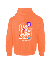 Cargar imagen en el visor de la galería, SUDADERA DEPORTIVA OFICIAL - BAXU - FESTIVAL NACIONAL DE VOLEIBOL INFANTIL Y JUVENIL LEÓN 2026 - NARANJA