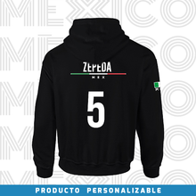 Cargar imagen en el visor de la galería, Sudadera Deportiva Unisex - Baxu - México Pro - Negro - PERSONALIZADO