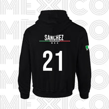 Cargar imagen en el visor de la galería, Sudadera Deportiva Unisex - Baxu - México Pro - Negro - PERSONALIZADO