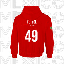 Cargar imagen en el visor de la galería, Sudadera Deportiva Unisex - Baxu - México Pro - Rojo - PERSONALIZADO