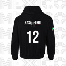 Cargar imagen en el visor de la galería, Sudadera Deportiva Unisex - Baxu - México Pro - Negro - PERSONALIZADO
