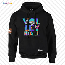 Cargar imagen en el visor de la galería, Sudadera Unisex Voleibol - Baxu - E Motion - Joy - Negro/Naranja