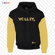Cargar imagen en el visor de la galería, Sudadera Unisex Voleibol - Baxu - E Motion - Point - Negro/Amarillo