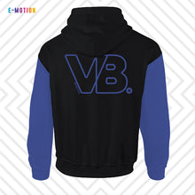 Cargar imagen en el visor de la galería, Sudadera Unisex Voleibol - Baxu - E Motion - Point - Negro/Azul Plumbago