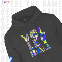 Cargar imagen en el visor de la galería, Sudadera Unisex Voleibol - Baxu - E Motion - Joy - Gris Oxford/Verde