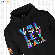 Cargar imagen en el visor de la galería, Sudadera Unisex Voleibol - Baxu - E Motion - Joy - Negro/Naranja