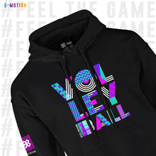 Cargar imagen en el visor de la galería, Sudadera Unisex Voleibol - Baxu - E Motion - Joy - Negro/Rosa