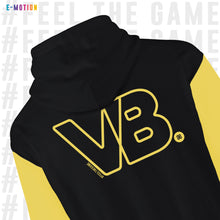 Cargar imagen en el visor de la galería, Sudadera Unisex Voleibol - Baxu - E Motion - Point - Negro/Amarillo